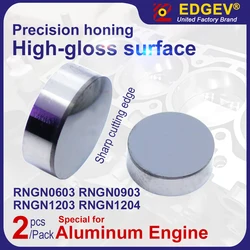 EDGEV Full Mặt PCD Kim Cương Dạng RNGN0603 RNGN0903 RNGN0904 RNGN1203 RNGN1204 RNGN RNMN Vòng Quay Dụng Cụ