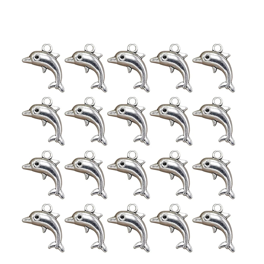 20개 합금 펜던트 참 심플 스타일리시 DIY 목걸이 팔찌 열쇠고리 액세서리 주얼리 제작 용품 합금 펜던트 참