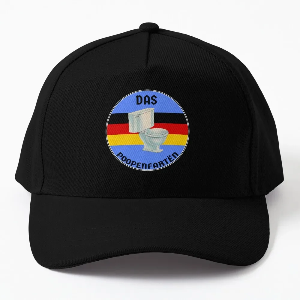 Das poopenfarten german toilet humour fart meme Baseball Cap Cosplay Fashion Beach Snapback Cap Mens Hats Women'S