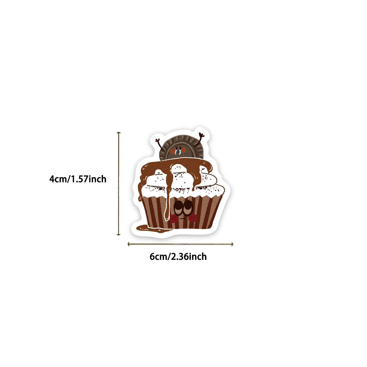 100 STKS Gourmet Battle Fun Stickers DIY Telefoonhoesje Laptop Cup Computer Speelgoedstickers