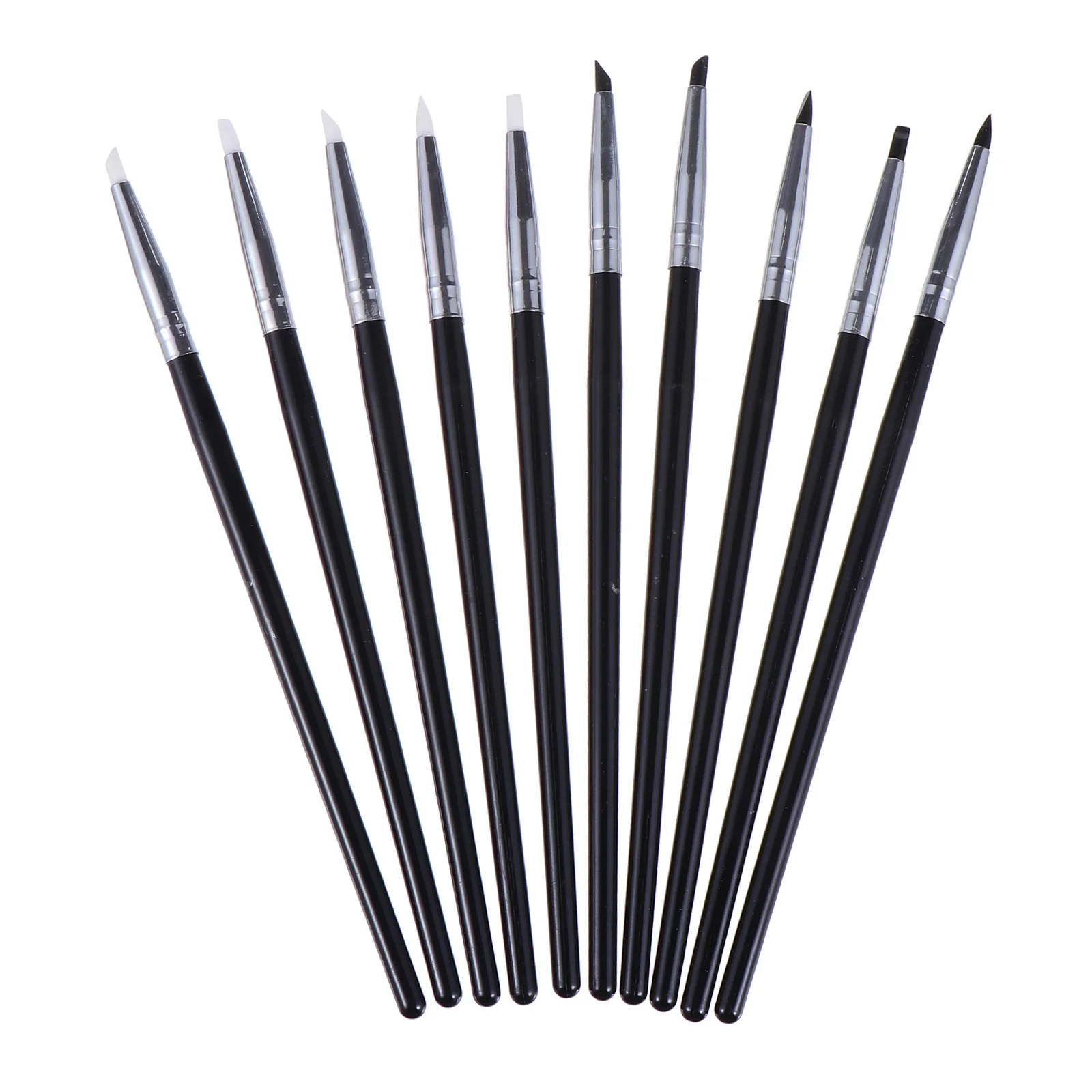 

10pcs Silicone Pen Set Nail Tools Embossing Dotting Drawing Pens for DIY Salon Home Use High Quality Suitable Professional
