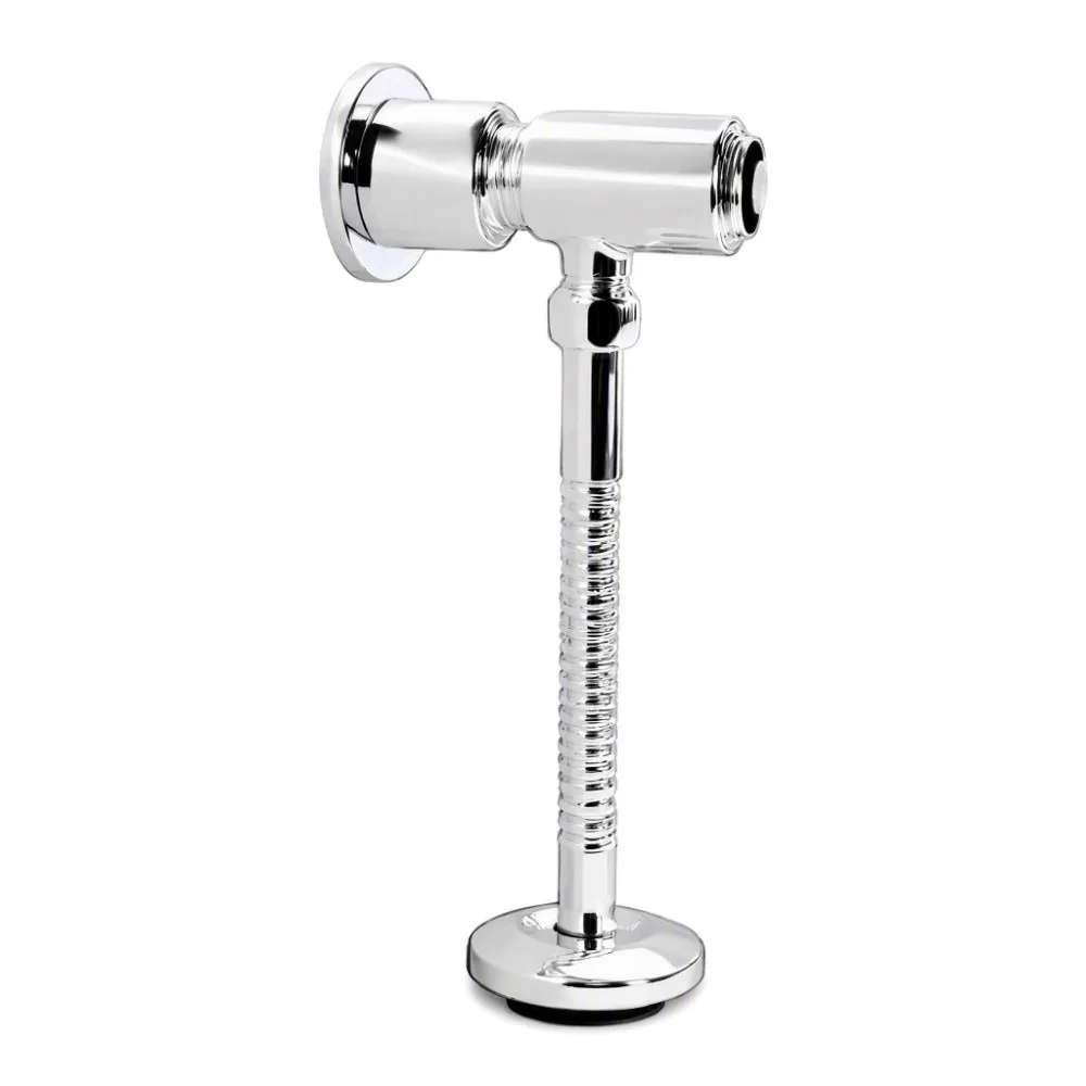 Exposed Type Urinal Flush Valve Copper Material Water Leak Proof Manual Flush Valve Pressing Type Toilet Supply Part