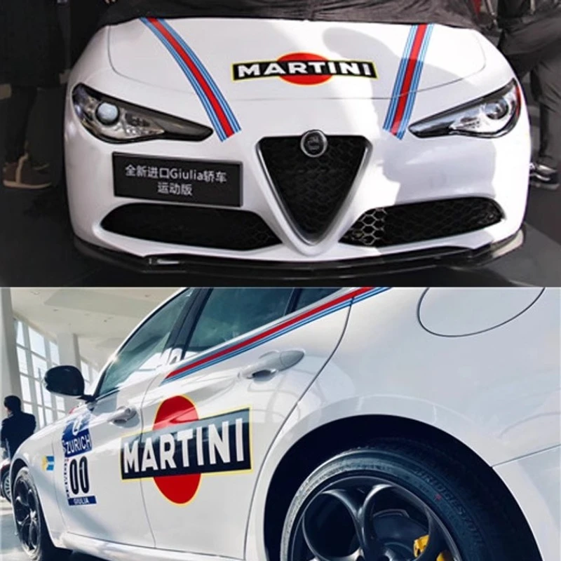 

Автомобильная виниловая наклейка для модификации кузова Giulia Stelvio, модные спортивные наклейки, автоаксессуары