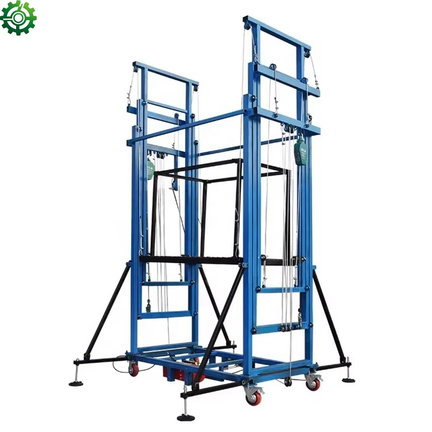 

Scaffolding Lift Mobile Folding Construction Site Indoor and Outdoor Decoration Automatic Hoist