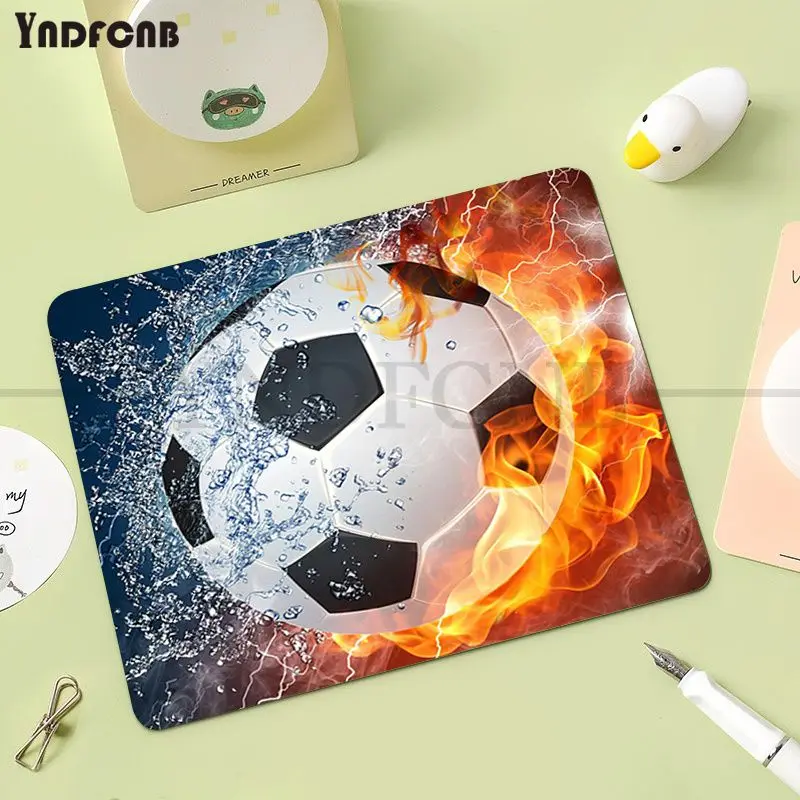 Flame Football Custom Skin Speed Version Game Computer Keyboard Office Table Mat Cheapest Cup Mats For Teen Girls Bedroom