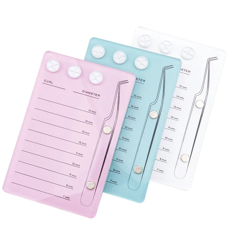 1 Pc Magnetic Eyelash ดูดแผ่นผู้ถือกาวพาเลทอะคริลิค Grafting Lashes Extension Stand Pad ผู้หญิงแต่งหน้าเครื่องมือ