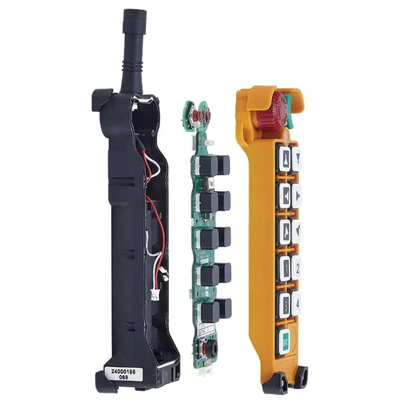 Nice UTING CE FCC F24-10D Industrial Wireless Radio Double Speed 10 Buttons Remote Control (1 Transmitter+1 Receiver) for Crane