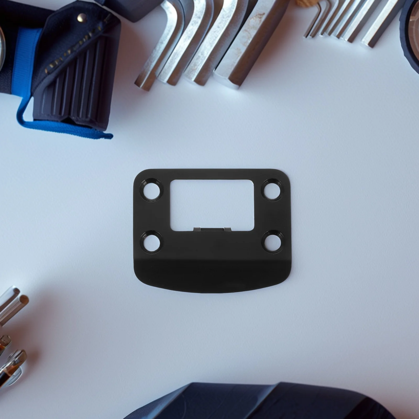 

1 set X2 Stainless Steel Striker Plates Universal Door Lock Security Reinforcement Impact Resistance Protector for Interior