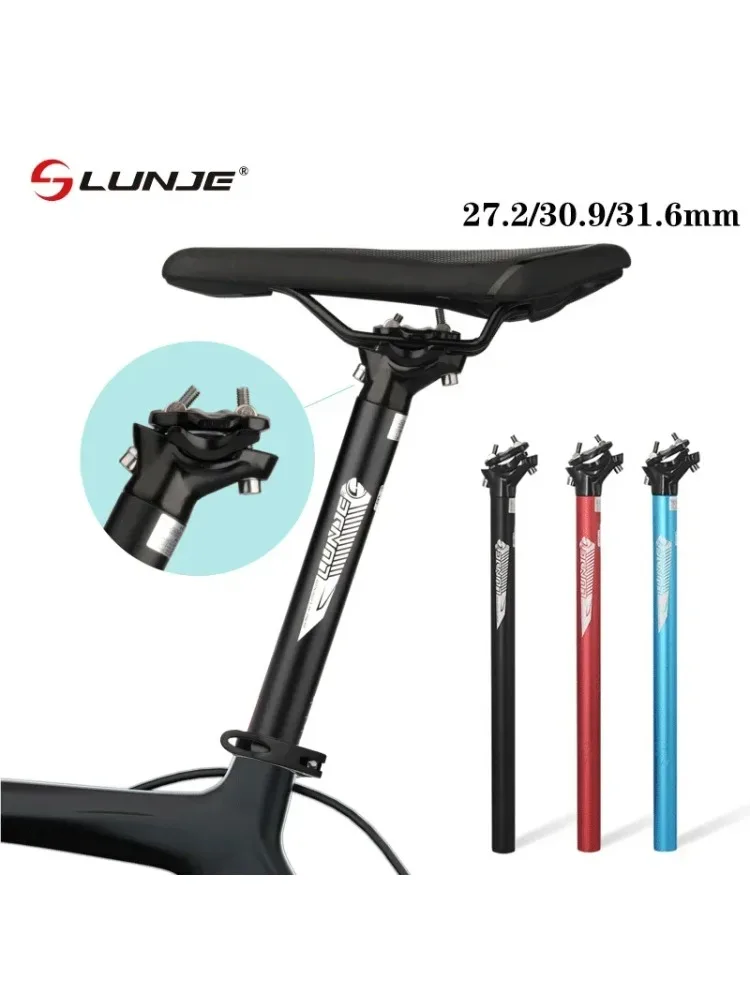AliExpress Road Mountain Bike Seatpost Adjustable Bicycle Seat Post 30.9mm seatpost  Ultralight Aluminum Alloy Bike Saddle Tube MTB Part