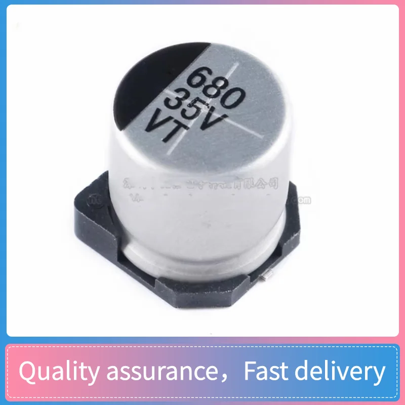 

10pcs 35V 680UF 12.5*13.5mm SMD Aluminum electrolytic capacitor