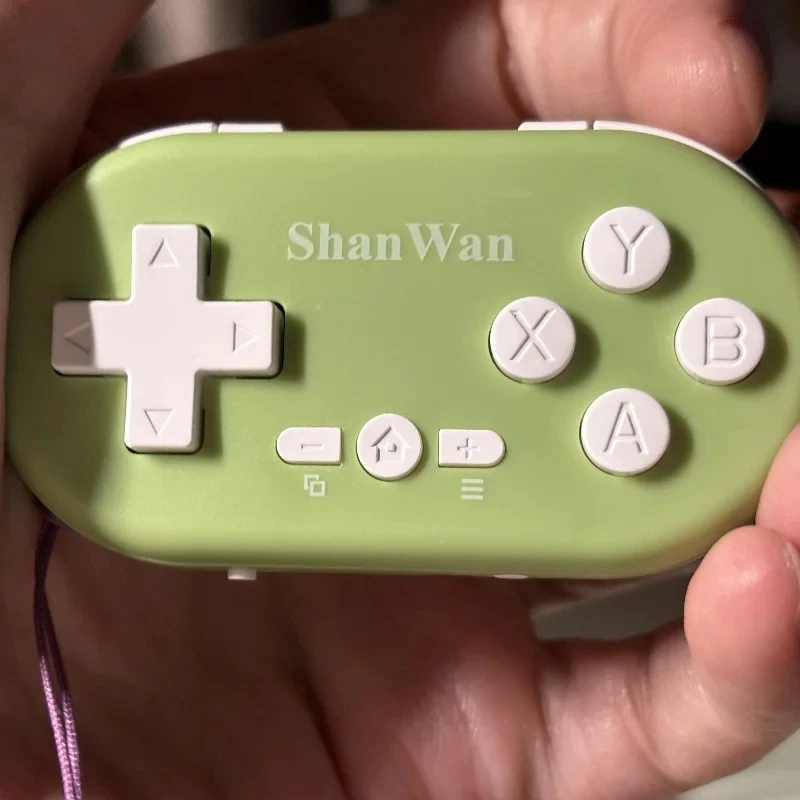 ShanWan Lightweight Mini Wireless Bluetooth Collectible Game Controller Portable Multi Platform Wireless Connectivity Gamepad