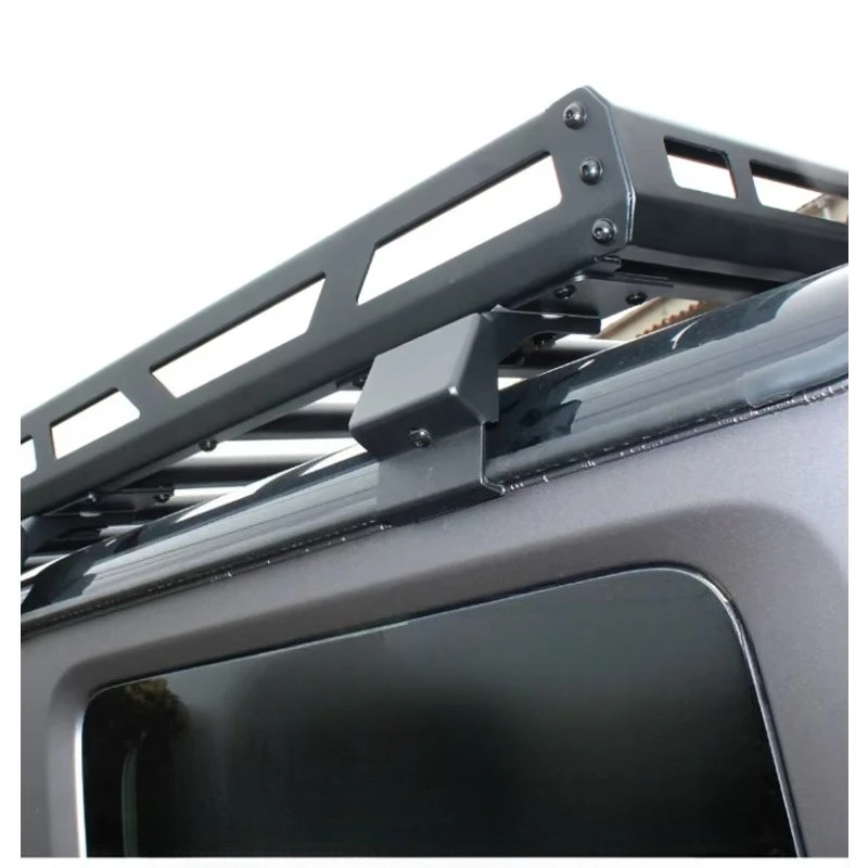 Black Roof Luggage for JB64W JB74W Without the Light Installation Holes 2018-up Car Parts Roof Rack for Accessories