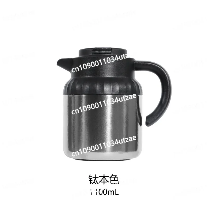 Pure titanium stewed teapot thermal insulation pot mechanical digital display stuffy teacup high luxury go out portable teapot