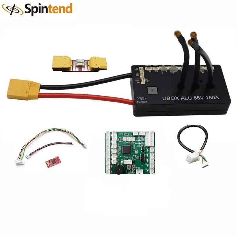 85V 150A Single Ubox Motor Controller Aluminum Base on VESC with Bluetooth Fuse E-wheel V3.1 for Electric Scooter Ebike Onewheel