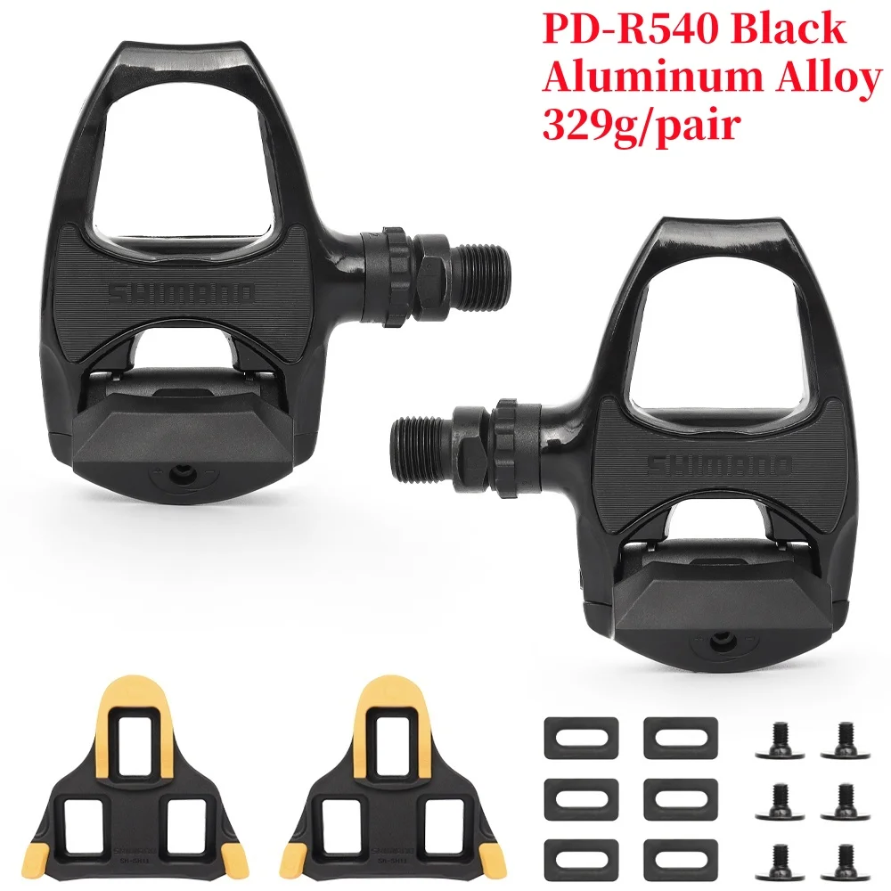 SHIMANO 105 PD-R540 R7000 R8000 Road Bike Carbon Fiber Pedals Automatic Locking Pedals SPD Pedals With SM-SH11 Cleats