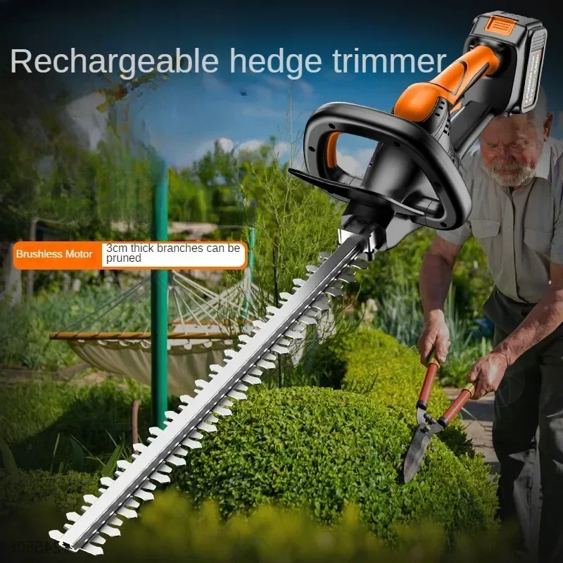 

Cordless Hedge Trimmer with Lithium-ion Battery for Tree Branches and Tea Plantation