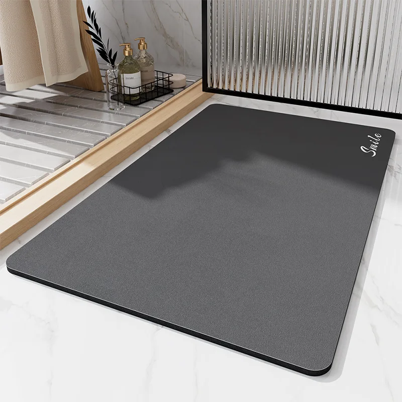 Simple Disposable Diatom Mud Bath Mat, Water-absorbent and Quick-drying Foot Pads, Double-sided Anti-slip, No Deformation