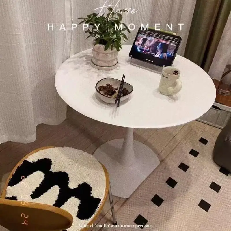 Round Table Simple Casual Table Nordic Balcony Small Round Table