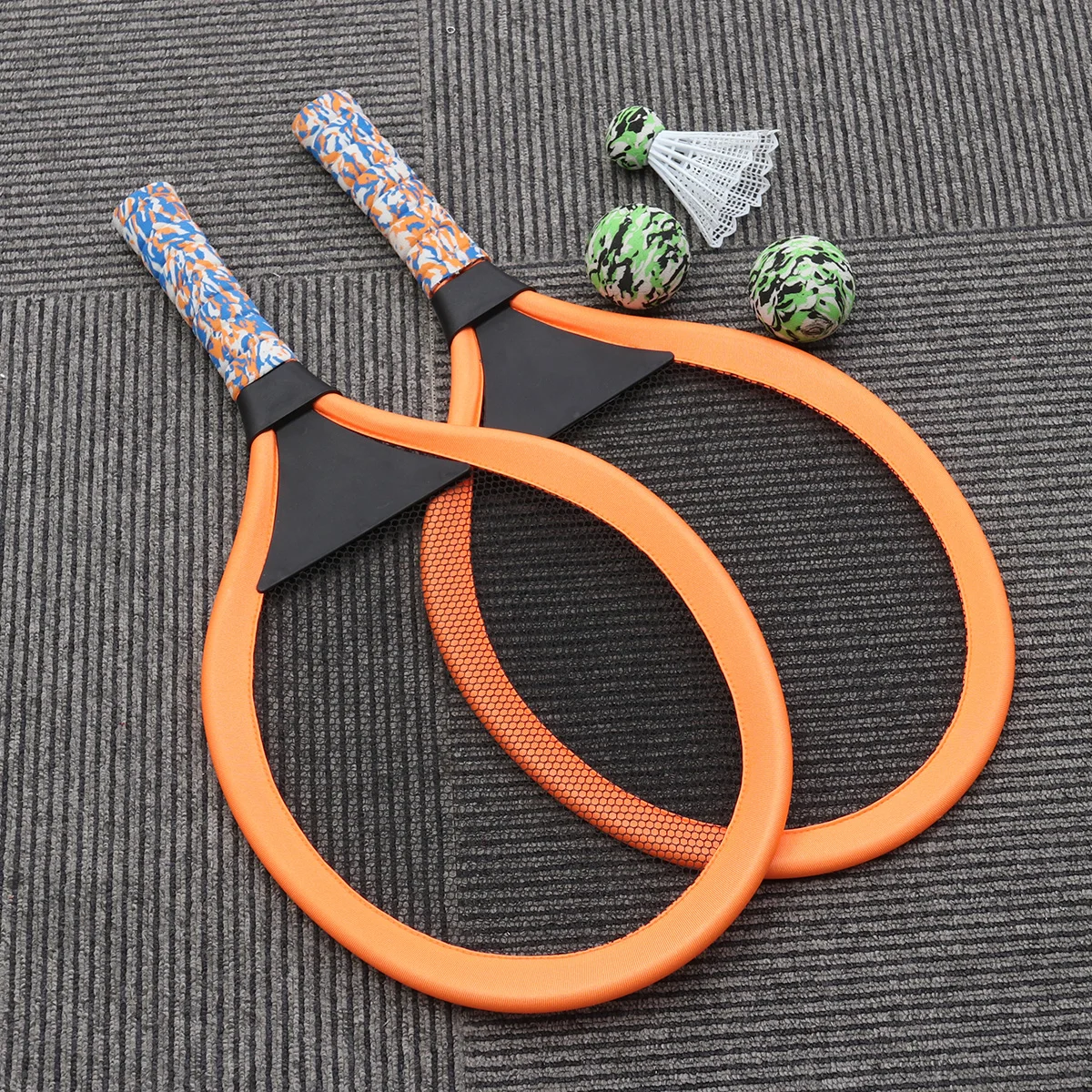 Ensemble de raquettes de Tennis pour enfants, jouet de Badminton bleu pour enfants