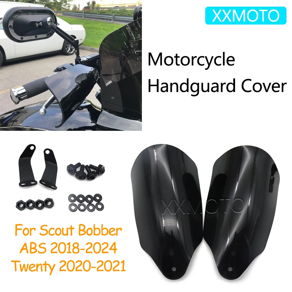 Osłony dłoni motocyklowe, ochraniacze kierownicy do Indian Scout Bobber ABS 2018 2019-2022 2023 2024 Twenty 2020 2021