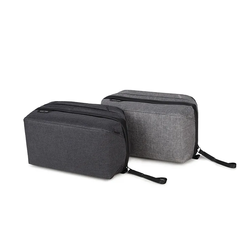 Bolsa de maquillaje para cámara, organizador de cosméticos, estuche para videocámara, resistente al agua, con compartimentos