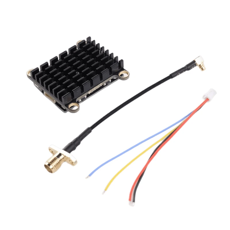 DT98 8x 5.8G 2W 1.6W VTX FPV Audio Video Transmitter for RC Drone Long Range, 5.8G 2000mW NTSC PAL