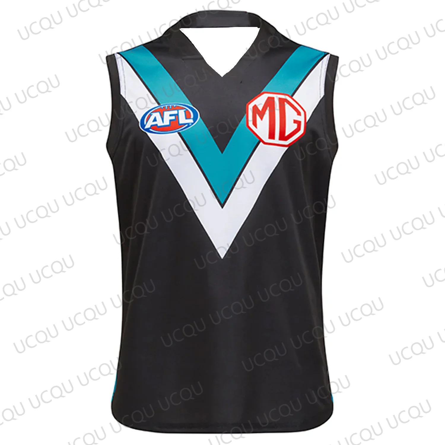 New 2025 AFL Summer Australia Football Port Adelaide Oversized Vest For Adult/Kids Tank Top