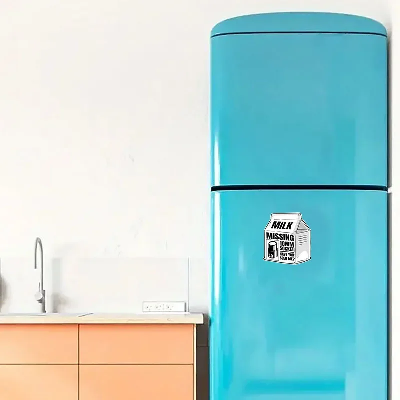 1PC Missing 10mm Socket Joke Sticker - Waterproof Vinyl Decal for Garages/Tool Bags/Water Bottles|Hilarious Car/Tool Lovers Gift