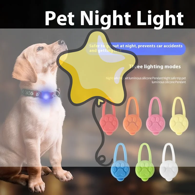 Collier lumineux LED en silicone