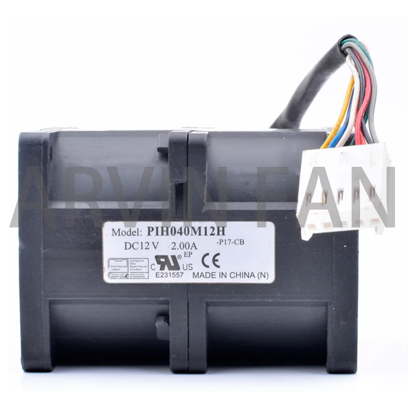 Brand New Original PIH040M12H 4cm 4056 40x40x56mm 12V 2.00A 1U 2U Server Dual Motor Cooling Fan