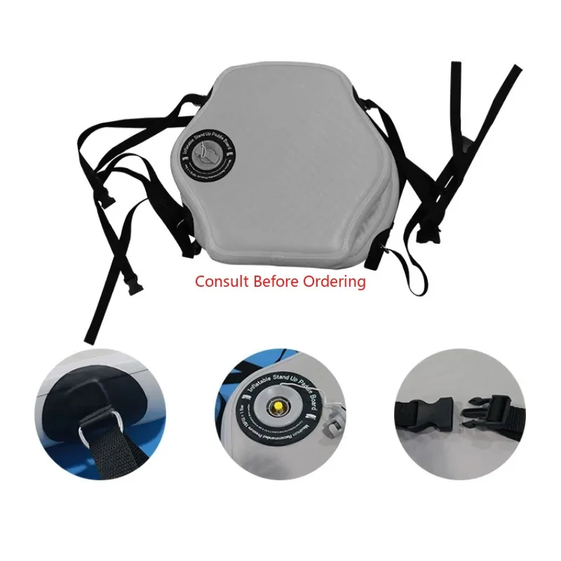 

Надувное сиденье для серфинга из ПВХ, водонепроницаемая подушка для спинки, регулируемое сиденье, каяк, каноэ