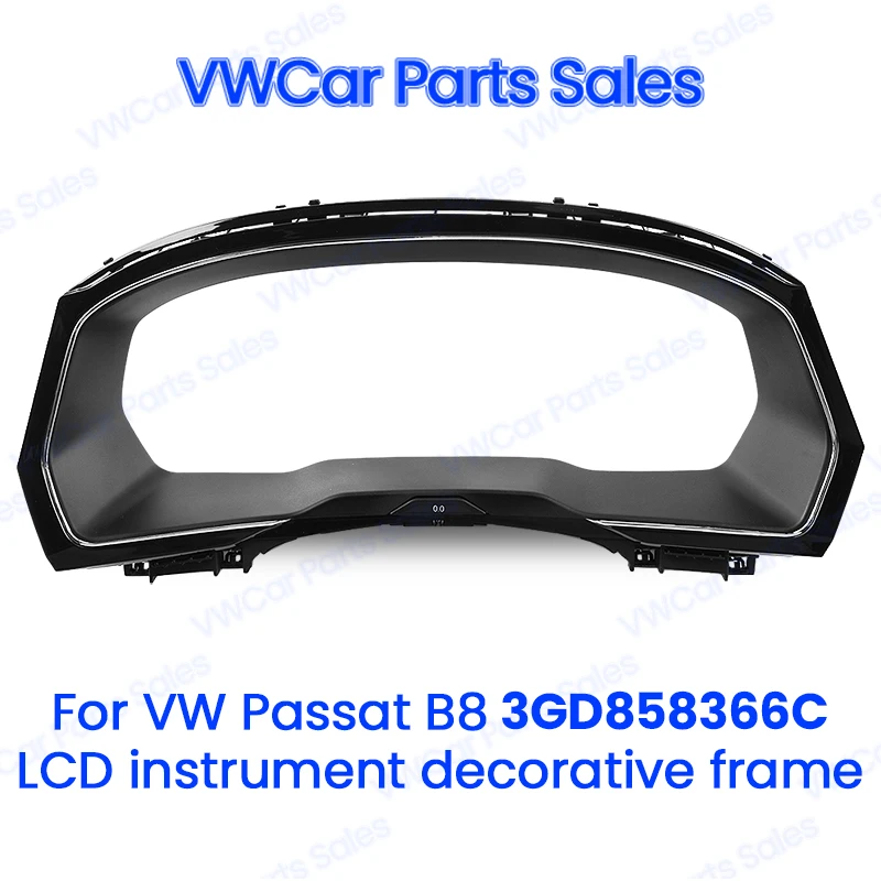 3GD858366C NEW Virtual Cockpit LCD Instrument Decorative Frame LCD Decorative Dust Cover For VW Passat B8 CC