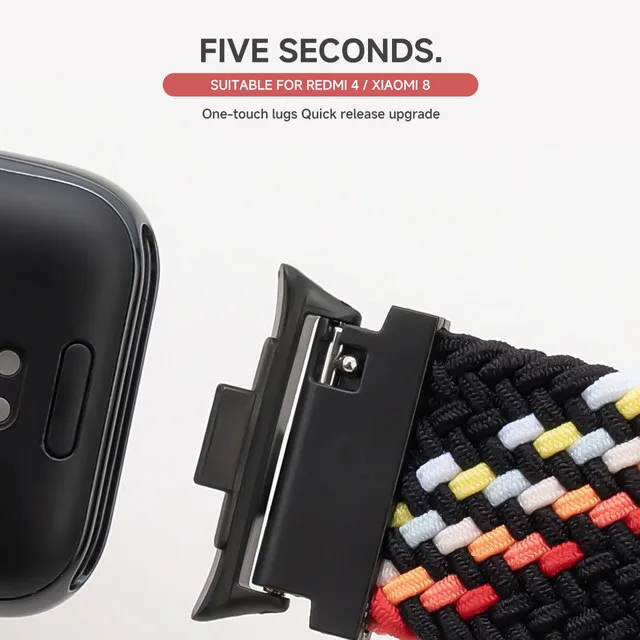 Nylon Strap Für Redmi Uhr 5 4 Smart Uhr Magnetische Strap Armband Armband Ersatz pulsera Für Xiaomi Mi Band 9 pro 8 Pro – Detail 2