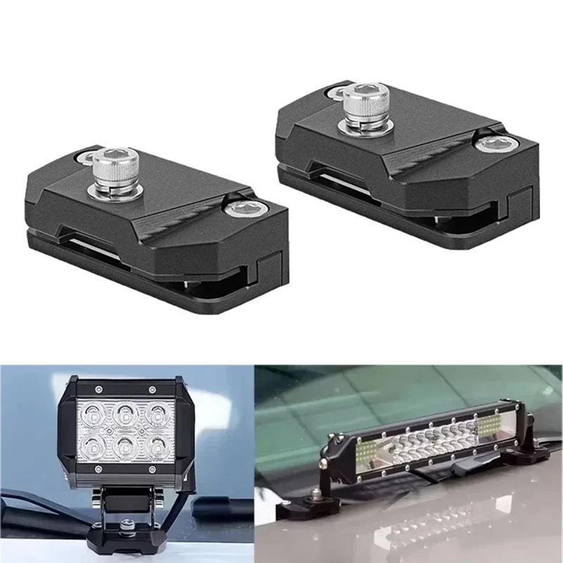 جديد-عالمي Led جبل المشبك أضواء السيارة قوس غطاء السيارة تصاعد حامل لسيارات الدفع الرباعي السيارات العالمي العمل مصباح بار