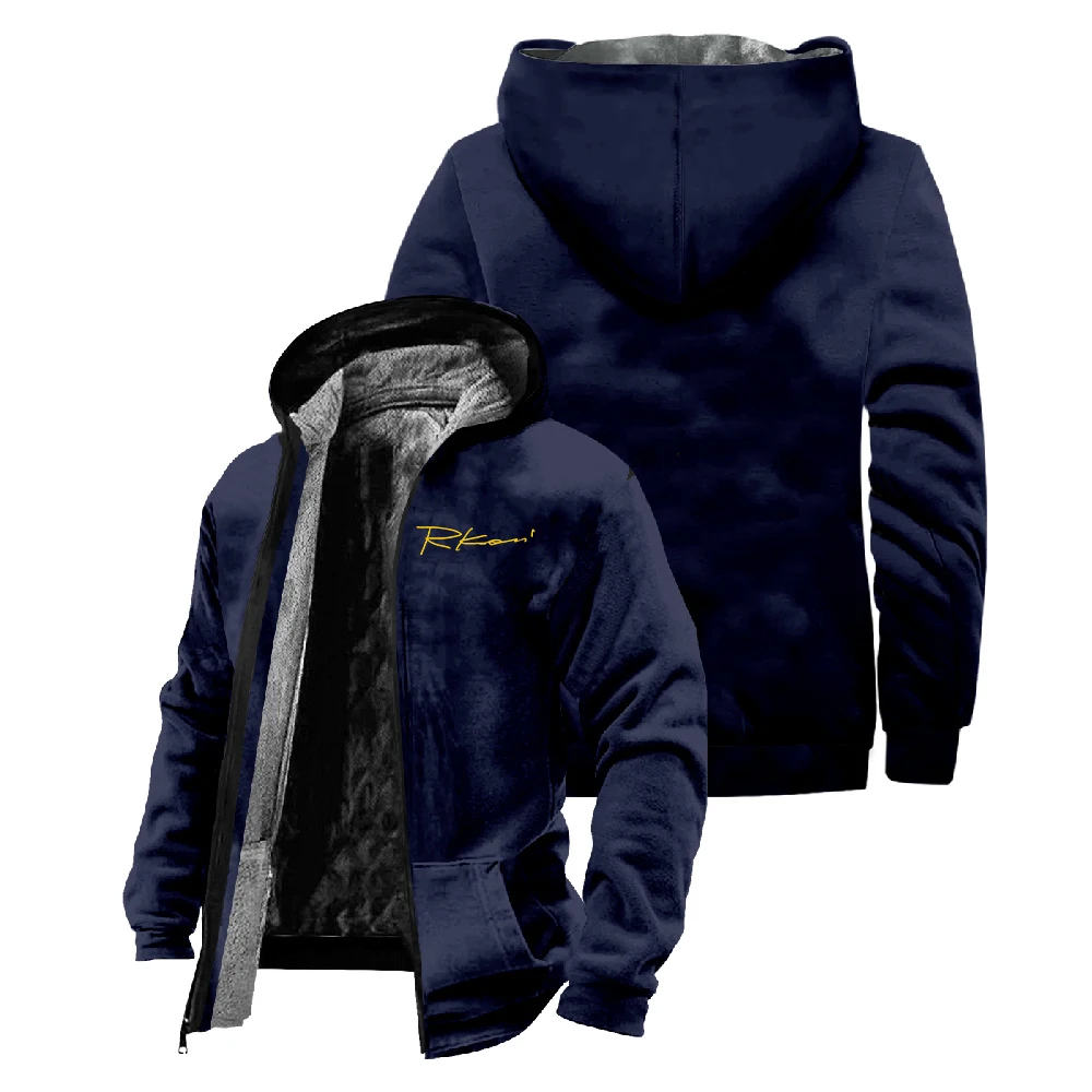 GF Rkomi شعار قلنسوة بسحاب لايف 2025 Merch كم طويل ملابس الشارع الشهير النساء الرجال سترة سترات للجنسين معطف الشتاء #4