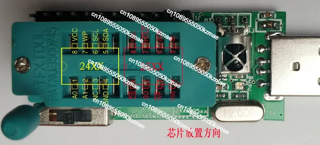 Suitable for level shift w25q64fw w25q128fw gd25lq64ch341a programmer v1.7 1.8v
