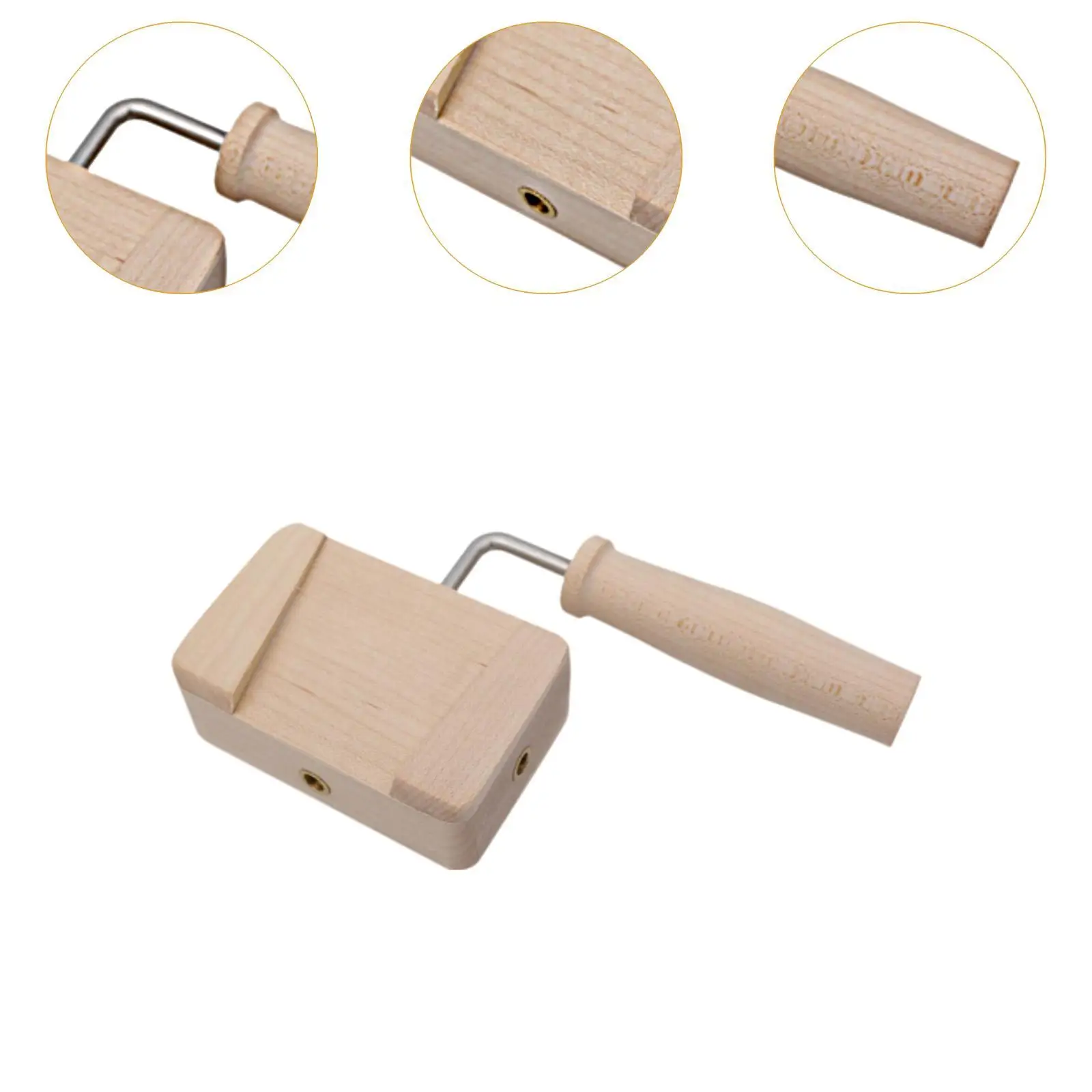 Morsetto per supporto per ponte per violino Strumento per la produzione di violino Pratico ponte in legno Coltello per tenere il ponte Vassoio Strumento per la manutenzione del ponte per Viola