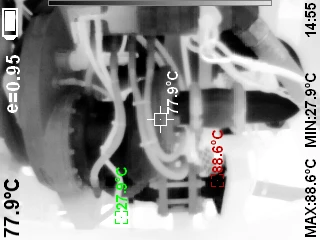 HT-A9 wifi HTI China made 320*240 infrared thermal imager with thermal inspection for electric camera