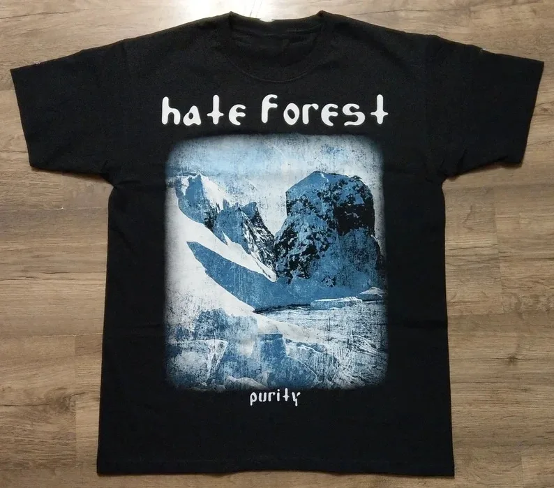 HATE FOREST Purity T-Shirt Short Sleeve Black Cotton Men Size S to 5XL BE575