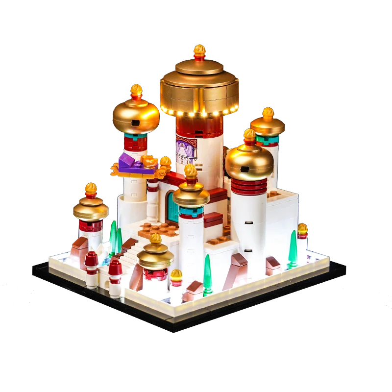 Vonado Led Licht 40613 Set Is Geschikt Voor Mini Disney Paleis Van Agrabah Bouwstenen (Alleen Inclusief Verlichtingsaccessoires)