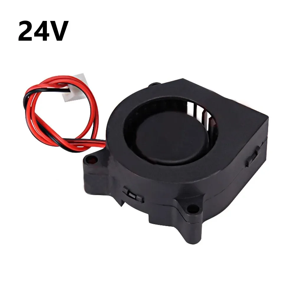 Kipas angin Kecil เทอร์โบพัดลมอุปกรณ์ขนาดเล็ก12V/24V ขั้วต่อ2Pin พัดลมเป่าลมในตัวแบริ่งไฮดรอลิกติดตั้งง่าย