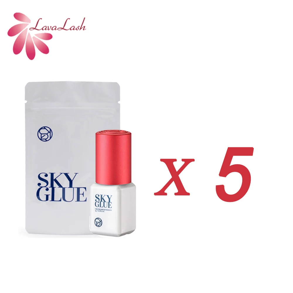 5/10 Bottles Original Korea Sky Glue With Red Cap 1-2 Seconds Dry Time 6-7  Weeks Fastest and Strongest Eyelash Extensions Glue - AliExpress 66