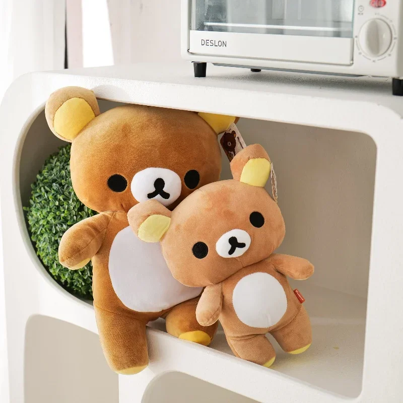 Rilakkuma Plush Teddy Bear Peluche Lovely Anime Bear Stuffed Doll Japan Anime Birthday Gifts Xmas Present Kawaii Room Decor