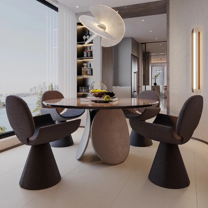 Einzigartiger Designer Esszimmers tuhl schwarz modernes Wohnzimmer bequeme Armlehnen stühle dormitorio Luxus Cadeiras de Jantar Möbel