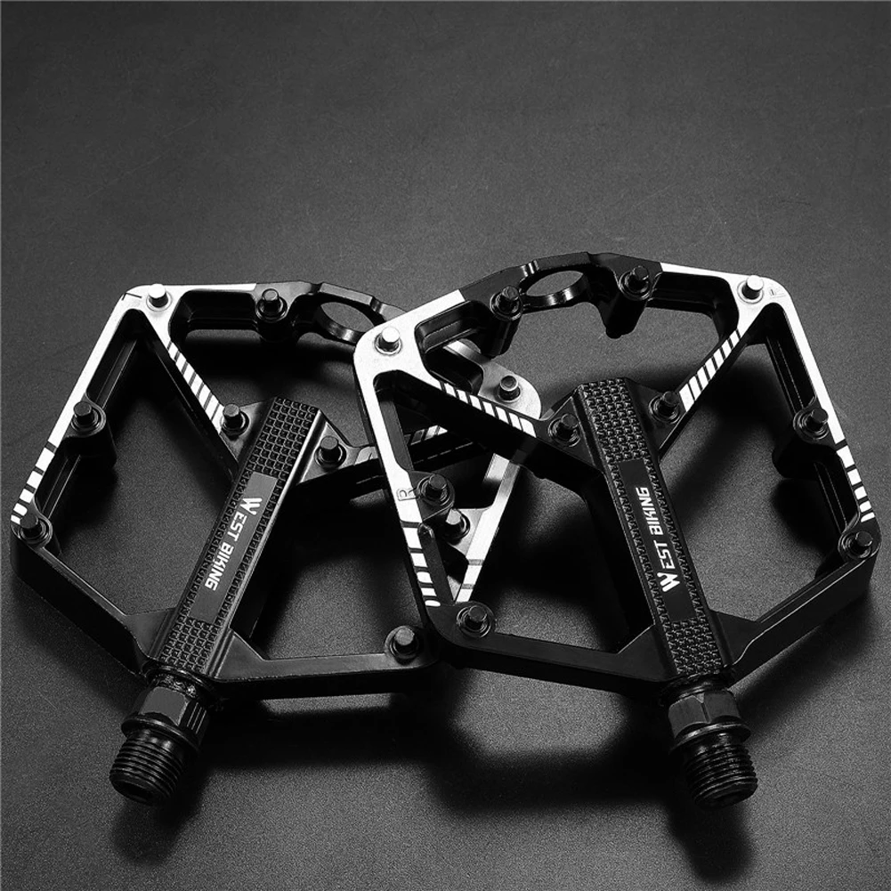 

Aluminum Alloy Cycle Pedals Bike Pedals DU Bearing Mountain Road Pedals Aluminum Alloy Anti-slip Cycle Pedals