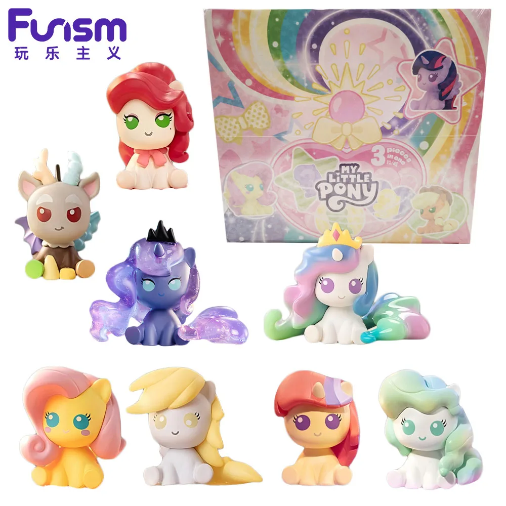 

Original Funism My Little Pony Friendship Is Magic Series Blind Box Charming Mini Desktop Decor Mystery Case Lovely Presents