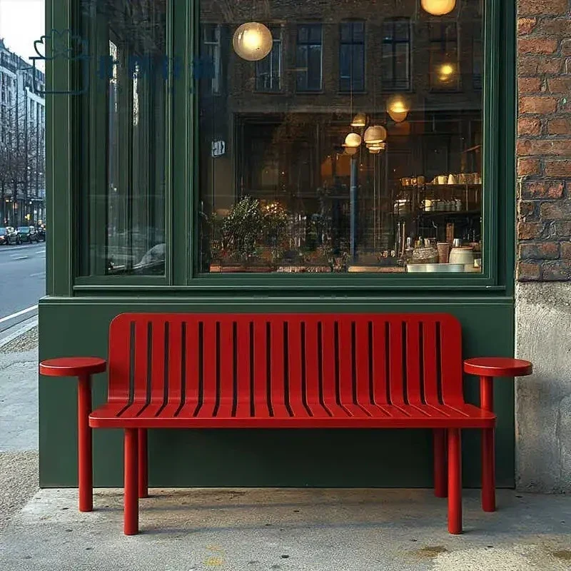 Milk tea shop indoor leisure tables and chairs cafe creative design rest stool dopamine outdoor balcony seat