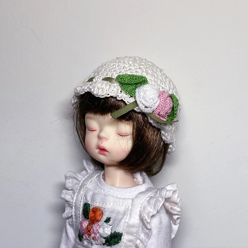 Yestary หมวกเสื้อผ้าตุ๊กตา BJD หมวกถักนิตติ้งสำหรับ1/8 1/6หมวกแฟชั่นทำมือ DIY ของเล่นสำหรับของขวัญเด็กผู้หญิง