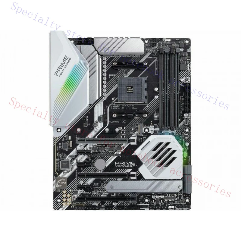 Placa Base A+ PARA ASUS Prime X570-Pro AM4 PCIe Gen4 Dual M.2 con Soporte HDMI para AMD R7 5800x