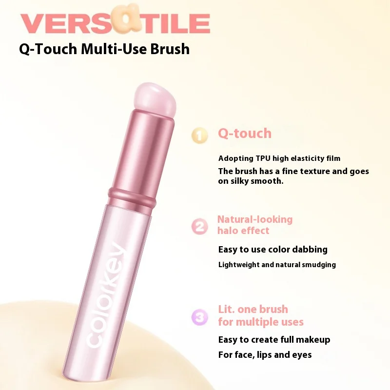 Colorkey لينة سيليكون الشفاه فرشاة هلام ماكياج خلاط كريم السائل ماكياج قضيب أدوات ماكياج الكنتوري مزج أداة #3
